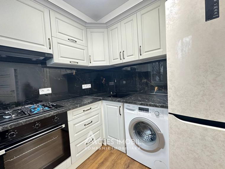 Râșcani, str. Tudor Vladimirescu, 2 camere + living. Euroreparație!: 2