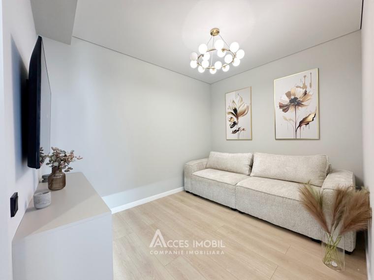 Astercon! New Block! Dumbrava, Durlești street, 2 rooms + living. Euro repair!: 4