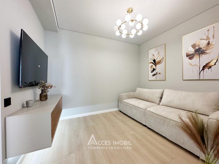 Astercon! New Block! Dumbrava, Durlești street, 2 rooms + living. Euro repair!: 5