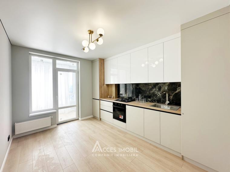 Astercon! New Block! Dumbrava, Durlești street, 2 rooms + living. Euro repair!: 6