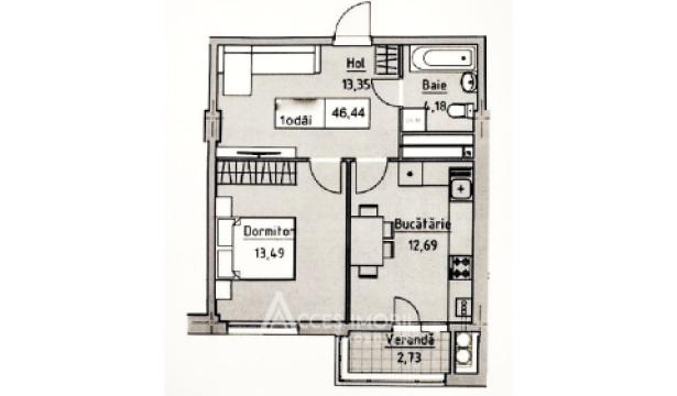 Lagmar! Posta Veche, Ceucari street, 1 rooms + living. White Version!: 2