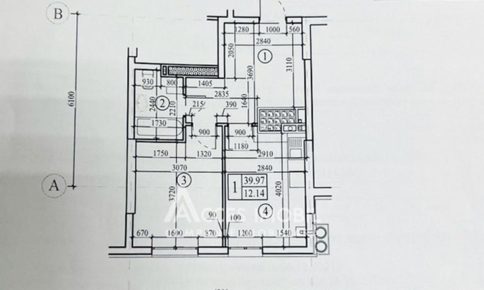 Новострой! Ботаника, бул. Куза Водэ, 1 комнатa + гостиная. Белый вариант!: 4