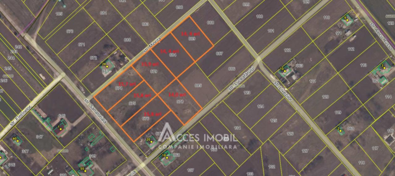 Teren pentru construcție 106 ari, Orhei, satul Ivancea, str. Sanatorială!: 2