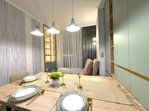 Solomon Construct! Чеканы, ул. Н. М. Спэтару, 2 комнаты + гостиная. Евроремонт!: 2