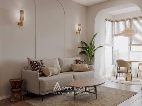 Astercon! Durlesti street, Dumbrava, 1 rooms + living. White version!: 4