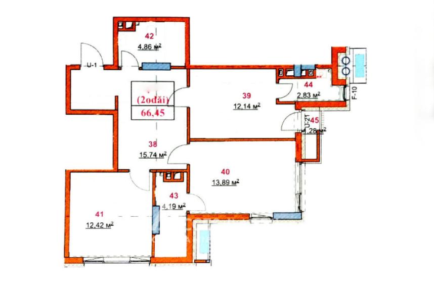 Solomon Construct! str. N. M. Spătaru, Ciocana, 2 camere + living. Variantă albă!: 1