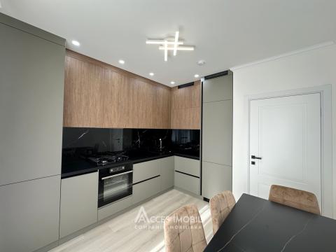 Astercon! New Block! Dumbrava, Durlești street, 1 rooms + living. Euro repair!: 4