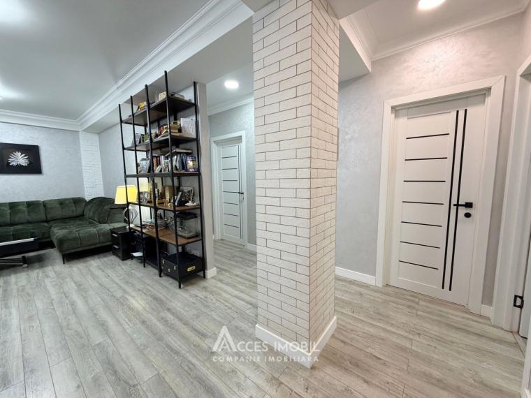 Bloc Nou! Centru, str. Tighina, 2 camere + living! De mijloc! Euroreparație!: 2