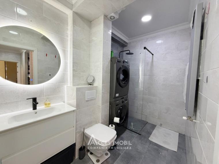 Bloc Nou! Centru, str. Tighina, 2 camere + living! De mijloc! Euroreparație!: 9