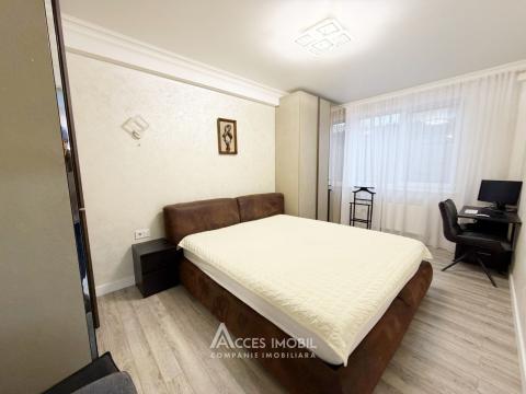 Bloc Nou! Centru, str. Tighina, 2 camere + living! De mijloc! Euroreparație!: 6