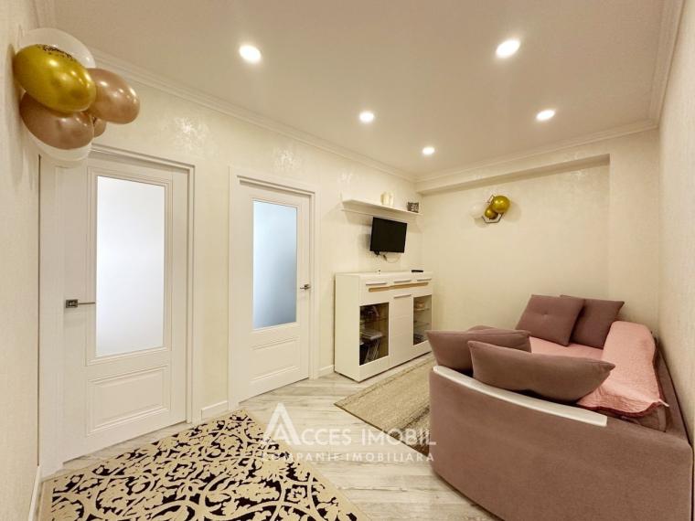 Basconslux! bd. Alba Iulia, Buiucani, 2 camere + living. Euroreparație!: 2