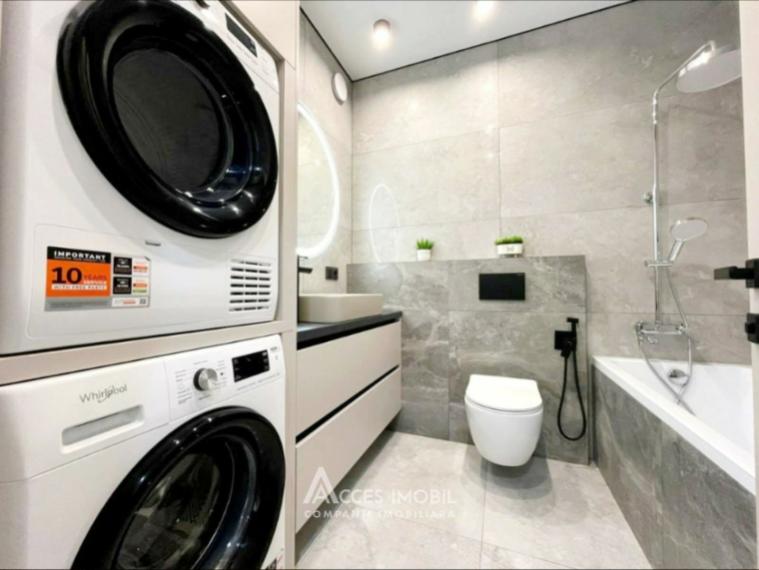 Inamstro! Bloc Nou! Buiucani, str. Calea Ieșilor, 2 camere + living. Euroreparație!: 8