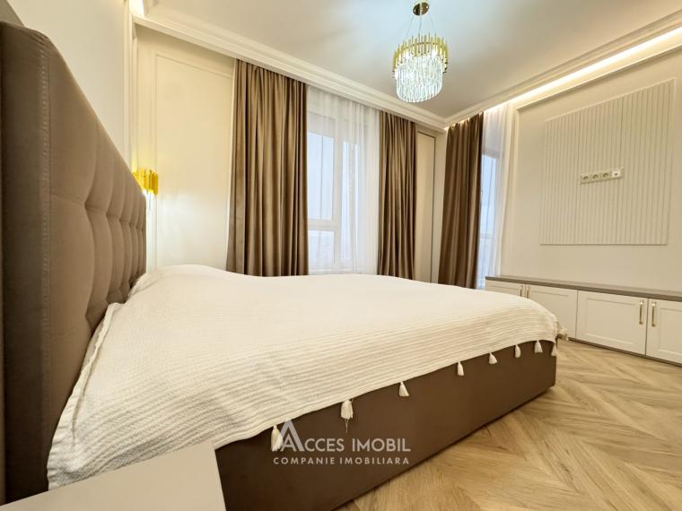 Chirie! Bloc Nou! Centru, bd. Renașterii Naționale, 2 camere + living. Reparație premium!: 2