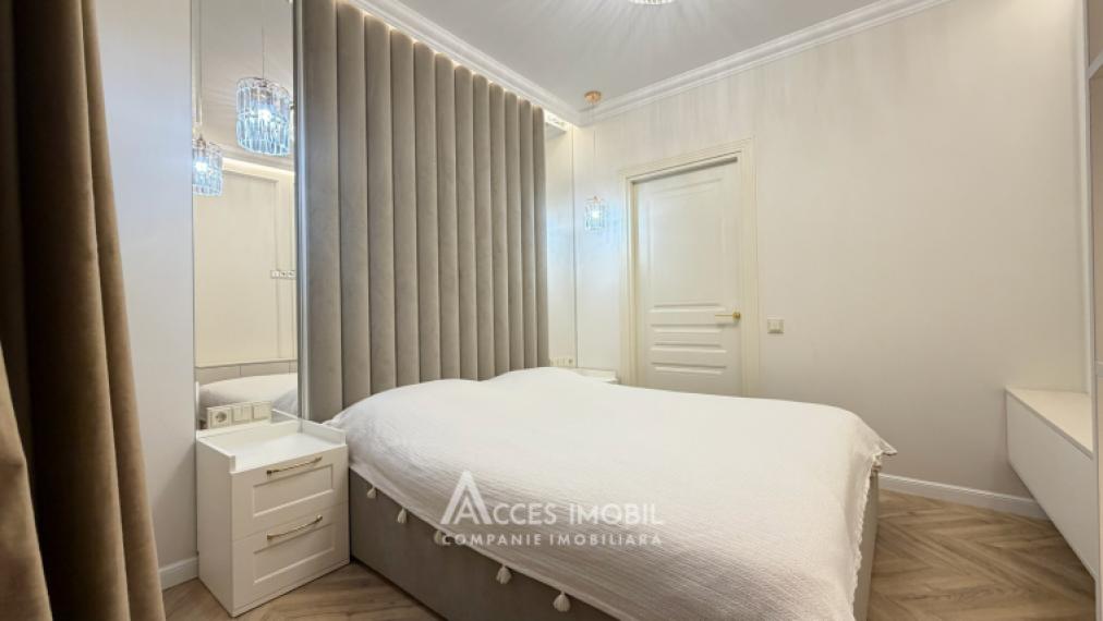 Chirie! Bloc Nou! Centru, bd. Renașterii Naționale, 2 camere + living. Reparație premium!: 4