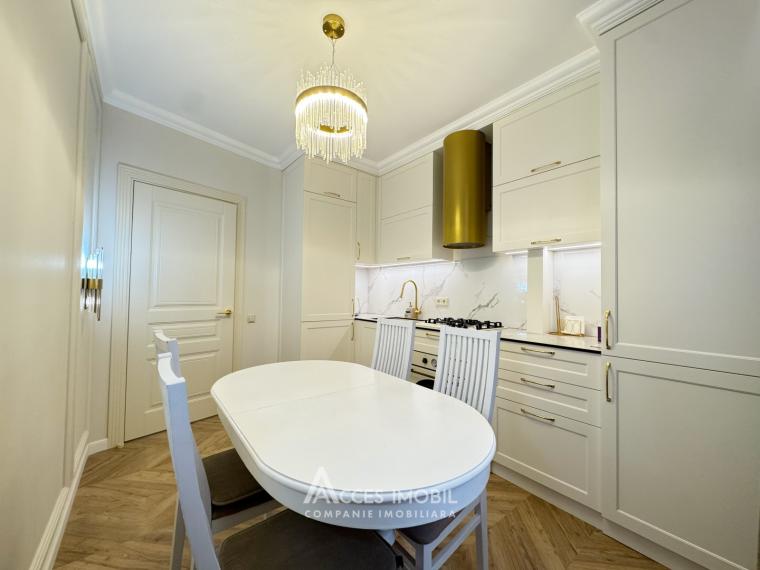 Chirie! Bloc Nou! Centru, bd. Renașterii Naționale, 2 camere + living. Reparație premium!: 7