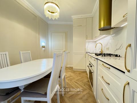 Chirie! Bloc Nou! Centru, bd. Renașterii Naționale, 2 camere + living. Reparație premium!: 10