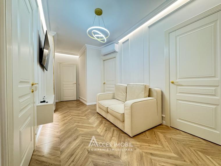 Chirie! Bloc Nou! Centru, bd. Renașterii Naționale, 2 camere + living. Reparație premium!: 11