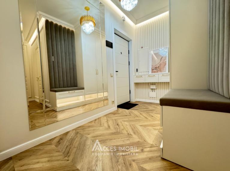 Chirie! Bloc Nou! Centru, bd. Renașterii Naționale, 2 camere + living. Reparație premium!: 14