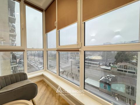 Chirie! Bloc Nou! Centru, bd. Renașterii Naționale, 2 camere + living. Reparație premium!: 15