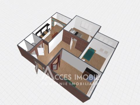 Centru, str. Albișoara, 3 camere!: 12