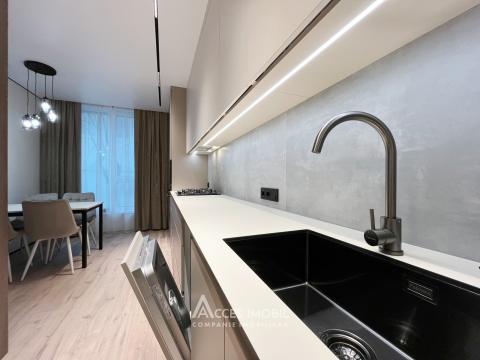 Bloc Nou! Botanica, bd. Cuza Vodă, 2 camere + living. Euroreparație!: 6