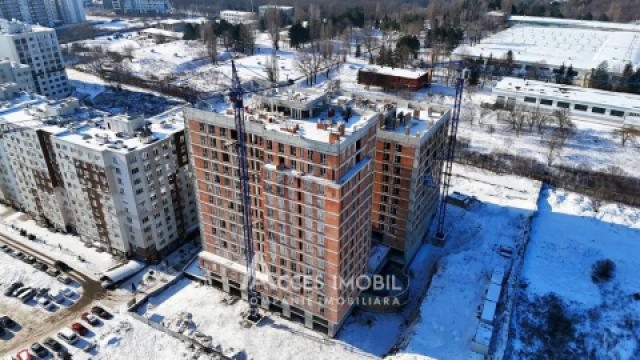 Bloc Nou! Ciocana, bd. Mircea cel Bătrân, 1 cameră + living. Variantă albă!: 2