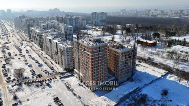 Bloc Nou! Ciocana, bd. Mircea cel Bătrân, 1 cameră + living. Variantă albă!: 3