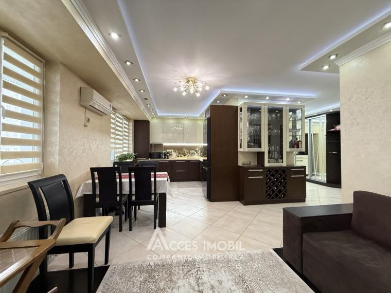 Basconslux! Ciocana, bd. Mircea cel Bătrân, 2 camere + living. Euroreparație!: 3