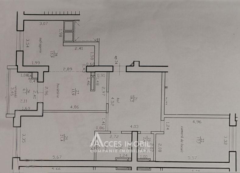 Exfactor! Botanica, Sarmizegetusa street, 3 rooms + living. Euro repair!: 17