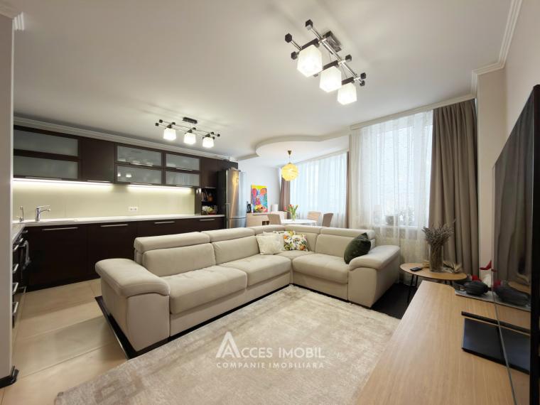 Bloc nou! Ciocana, str. Ion Dumeniuc, 2 camere + living. Euroreparație! + debara 18m2!: 0