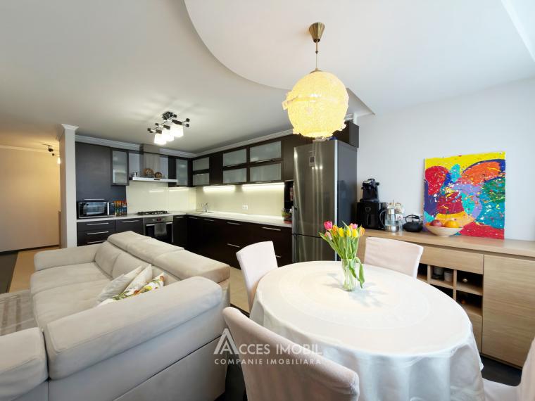 Bloc nou! Ciocana, str. Ion Dumeniuc, 2 camere + living. Euroreparație! + debara 18m2!: 2