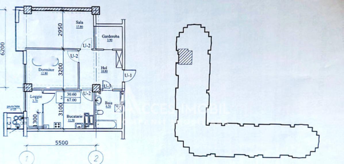 Newton House! Botanica, str. Grădina Botanică, 2 camere + living. Variantă Albă!: 1