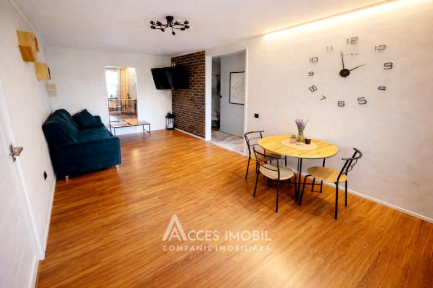 Botanica, str. Hristo Botev, 2 camere + living. Euroreparație!: 1