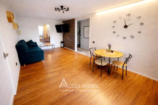 Botanica, str. Hristo Botev, 2 camere + living. Euroreparație!: 1