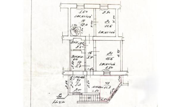 Centru, str. M. Kogălniceanu, 3 camere. De mijloc!: 26