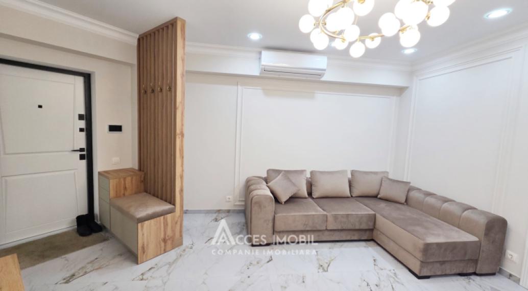 Basconslux! Ciocana, bd. Mircea cel Bătrân, 2 camere + living. Euroreparație!: 2