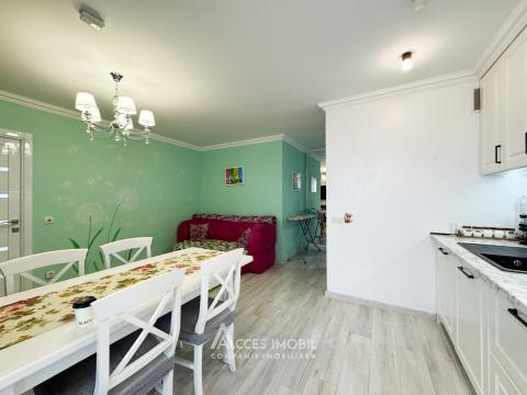 Bloc Nou! Poșta Veche, str-la. Studenților, 2 camere + living. Euroreparație!: 2