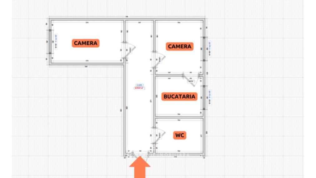 Buiucani, str. Eugen Coca, 2 camere! Încălzire autonomă!: 4