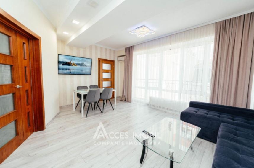 Bloc Nou! Centru, str. Ismail, 2 camere + living. Euroreparație!: 0