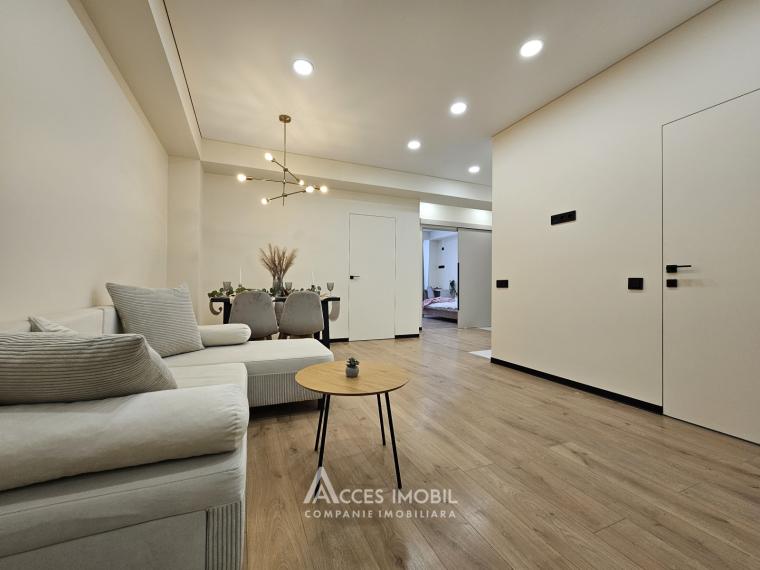 Estate Invest! Bloc Nou! Durlești, str. Ialoveni, 2 camere + living. Euroreparație!: 5