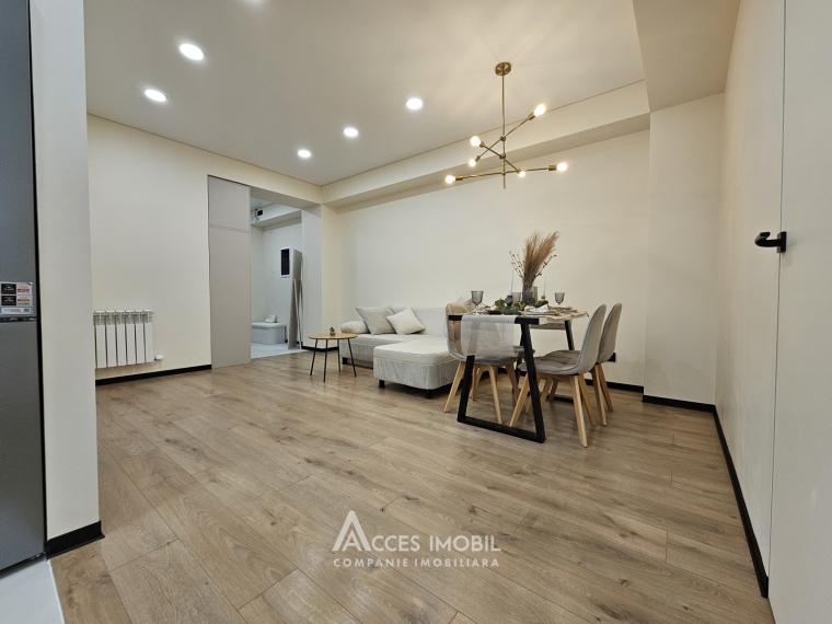 Estate Invest! Bloc Nou! Durlești, str. Ialoveni, 2 camere + living. Euroreparație!: 3