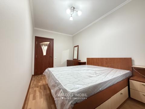 Chirie! str. Ion Creangă, Buiucani, 2 camere + living! Euroreparație!: 3