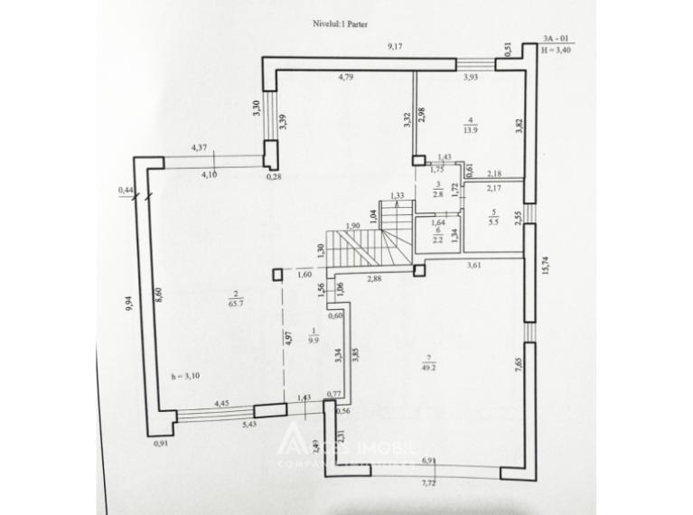 Casă în 2 niveluri! Ghidighici, str. Maria Drăgan, 220m2 + 6 ari. Varianta albă!: 6
