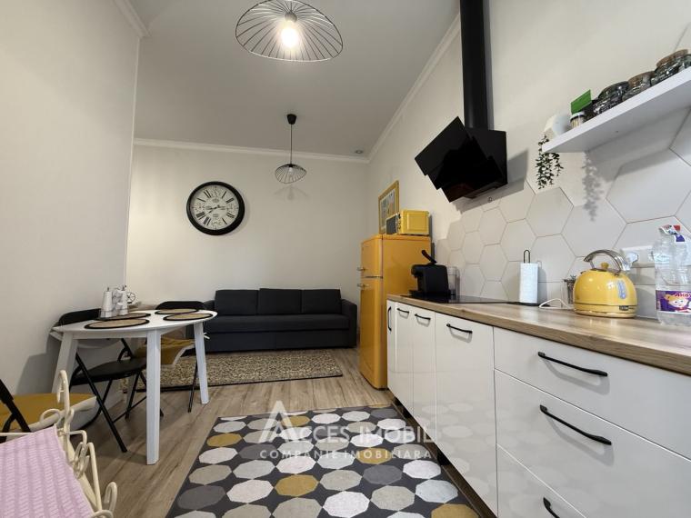 Apartament la sol! Centru, str. Mitropolit Dosoftei, 1 cameră + living. Euroreparație!: 5