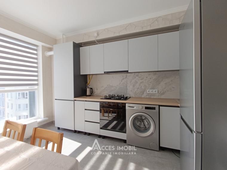 Chirie! Bloc Nou! str. Ghica Vodă, Botanica, 1 cameră + living. Euroreparație!: 7