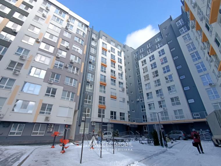 Chirie! Bloc Nou! str. Ghica Vodă, Botanica, 1 cameră + living. Euroreparație!: 10