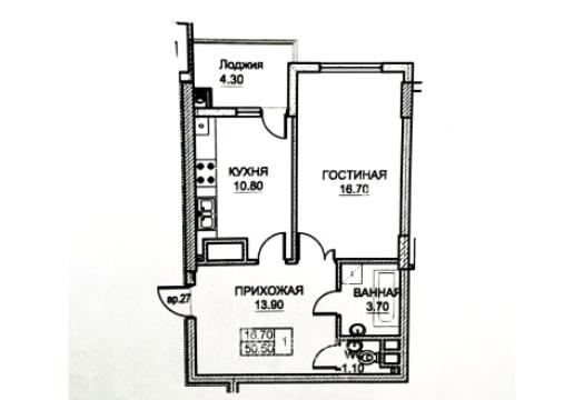 Exfactor! Buiucani, str. Vasile Lupu, 1 cameră + living. Variantă albă!: 2