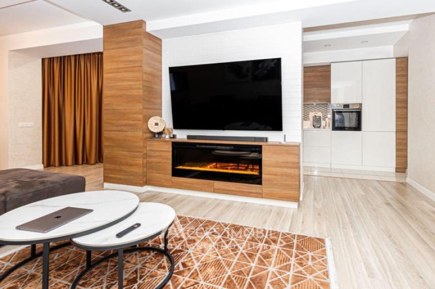 New Block! Centru, Lev Tolstoi street, 2 rooms + living! Euro repair!: 3