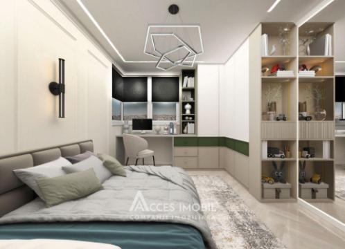 Bloc nou! Botanica, bd. Cuza Vodă, 3 camere + living! Varianta Albă!: 24