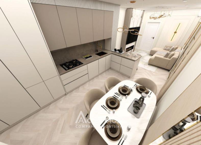 Bloc nou! Botanica, bd. Cuza Vodă, 3 camere + living! Varianta Albă!: 28